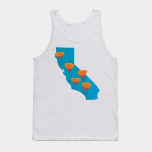 California Poppy Tank Top